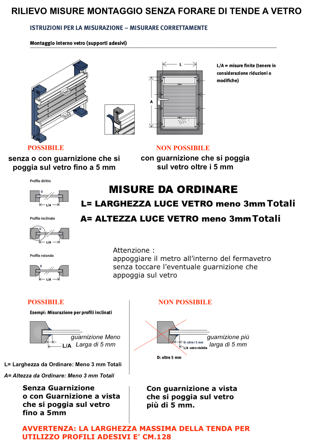 MONTAGGIO SENZA FORARE TENDE A VETRO by lasciatitendare.it 