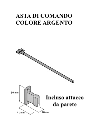 Asta di comando 100cm  ...