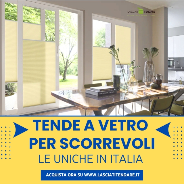 Le Uniche Tende a Vetro Perfette per i Tuoi Infissi Scorrevoli